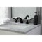 Kingston Brass KB960 Widespread Bathroom Faucet with Retail Pop-Up, Matte Black KB960 - alternate 4